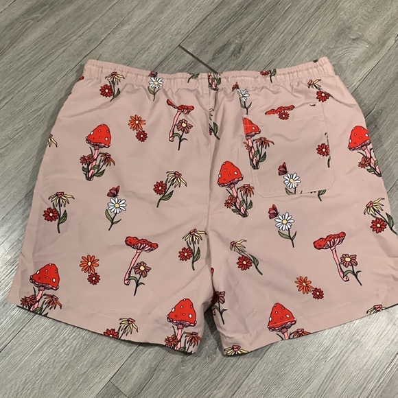 PacSun Recycled Shrooms 17" Swim Trunks NWOT      size XL - Picture 5 of 9